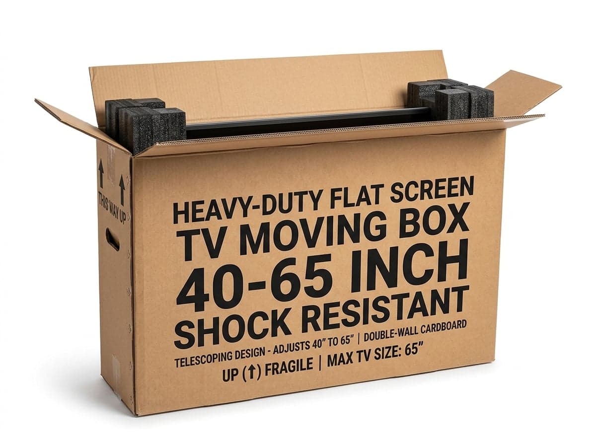 Adjustable LED/OLED TV Moving Box
