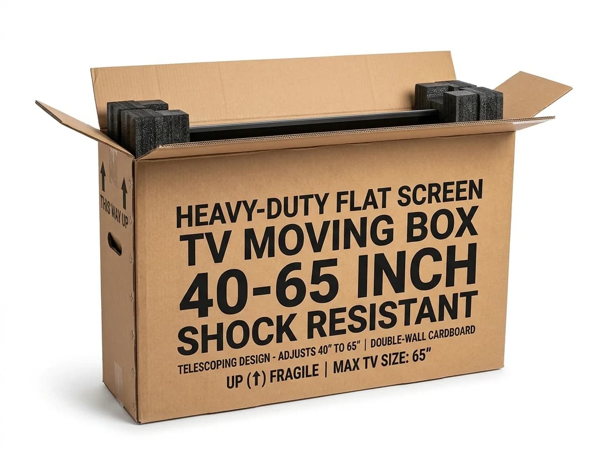 Adjustable LED/OLED TV Moving Box