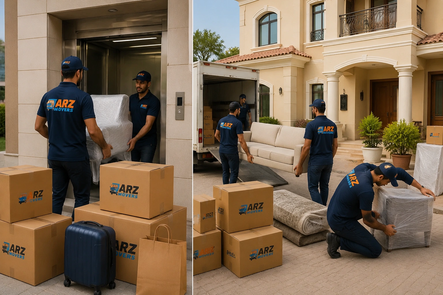 Professional movers in Umm Al Quwain offering safe home and office relocation with insured, SOP-based logistics services.