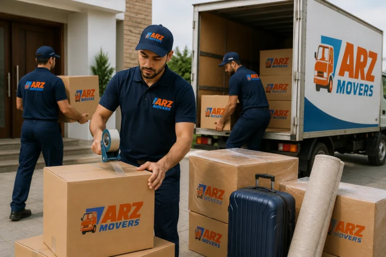 ARZ Movers showcasing expertise, customer-focused service, and trained staff for precise and reliable relocation support.