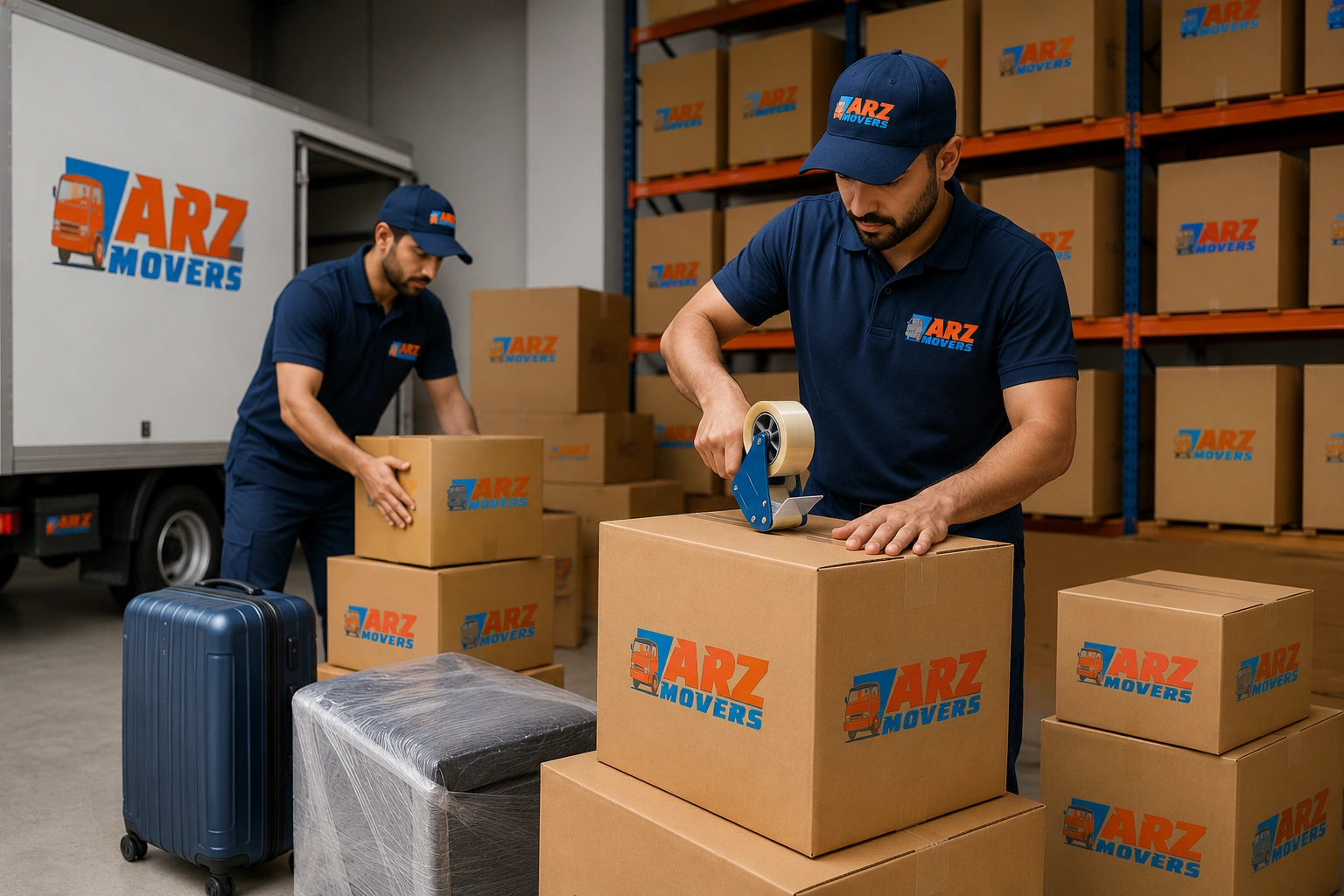 End-to-end storage in Dubai with packing, transport, and secure warehousing managed by professional movers and experts team.