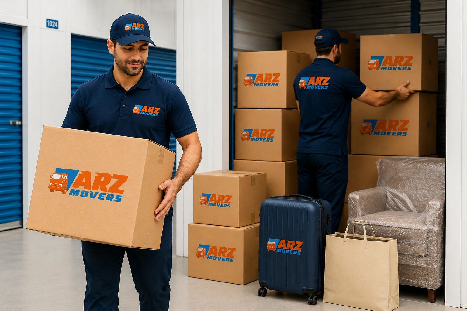 Contact ARZ Movers for storage in Dubai with short-term and long-term solutions, secure units, and customized budget quotes.