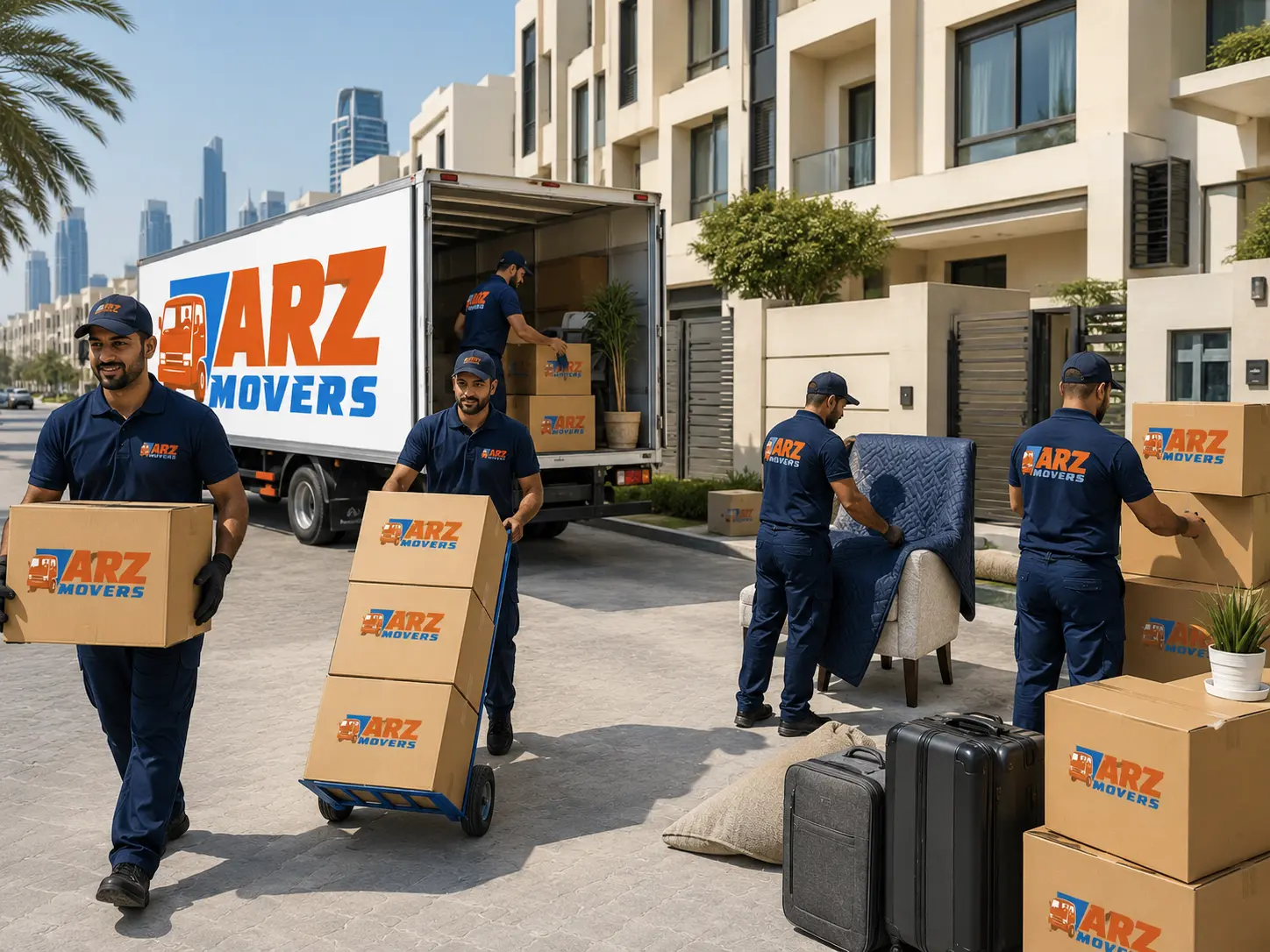 Expert villa relocation in Dubai with project-managed packing, transport, and setup for large homes and communities.
