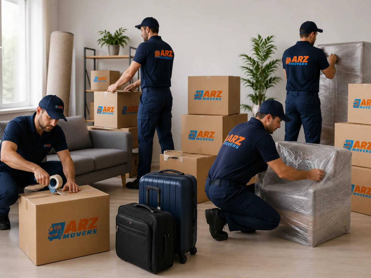 ARZ Movers providing premium relocation services in Emirates Hills Dubai with dedicated coordinator and full customer journey.