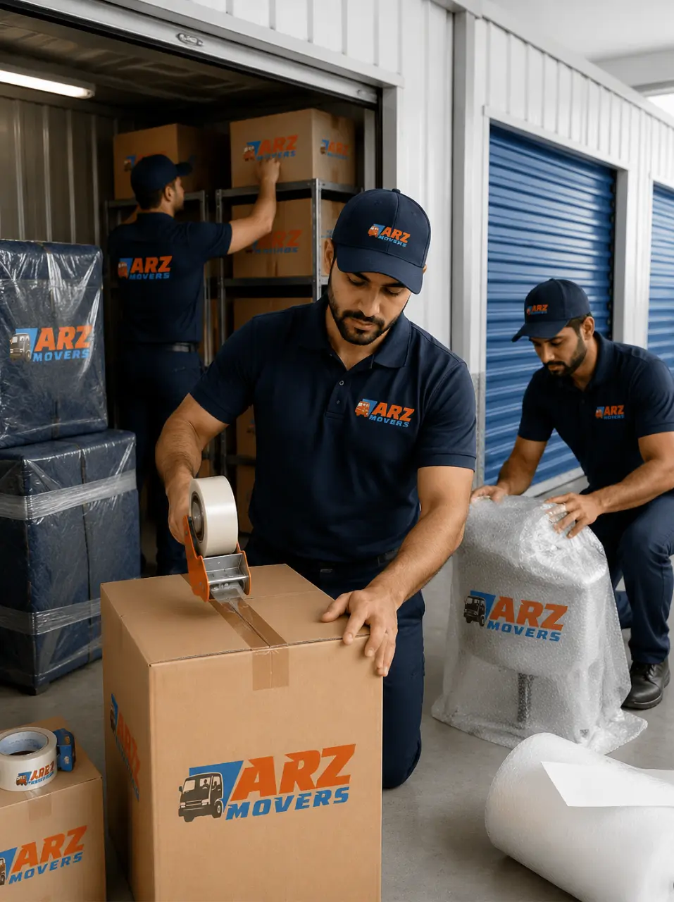 Flexible storage units in Dubai with 24/7 security, climate control, pest protection and convenient access options.