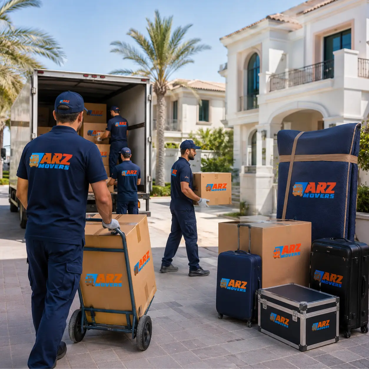 White-glove villa moving services in UAQ with expert handling of luxury homes, outdoor furniture, and equipment.
