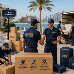 G3 Movers in Palm Jumeirah offering insured relocations, local expertise, real-time updates and reliable moving services.