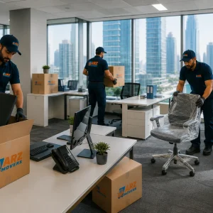 Professional office relocation in Ras Al Khaimah with RAKEZ moves IT migration warehouse shifting and business continuity.