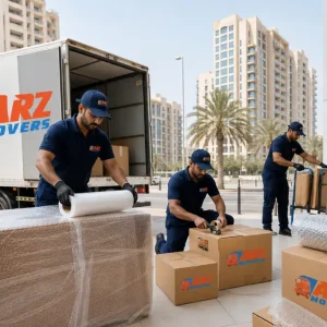 Professional movers in Al Nahda Dubai offering secure packing, GPS-tracked transport and handyman moving services.