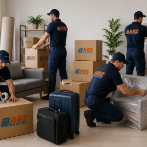 Corporate relocation specialists managing employee moves, HR compliance, logistics, permits, and mobility services.