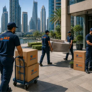 Office relocation in Sharjah handling IT systems secure documents SHAMS SAIF Zone moves with after hours business shifting.