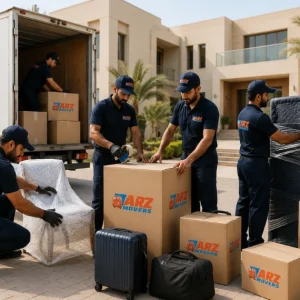 Apartment moving in Dubai high-rises with elevator handling, corridor navigation, and safe packing services.